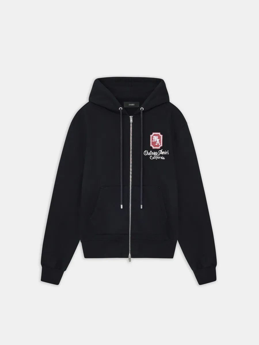 MA CHATEAU ZIP HOODIE - Black