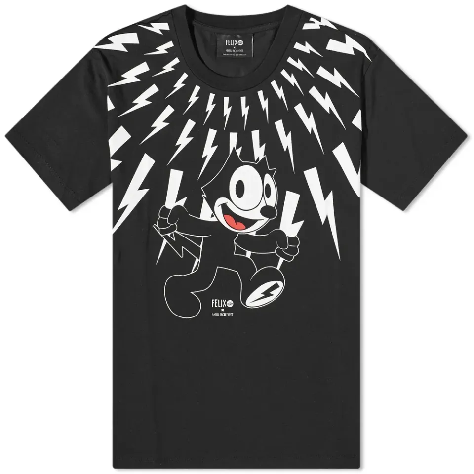 Felix The Cat Lightning Bolt T-Shirt