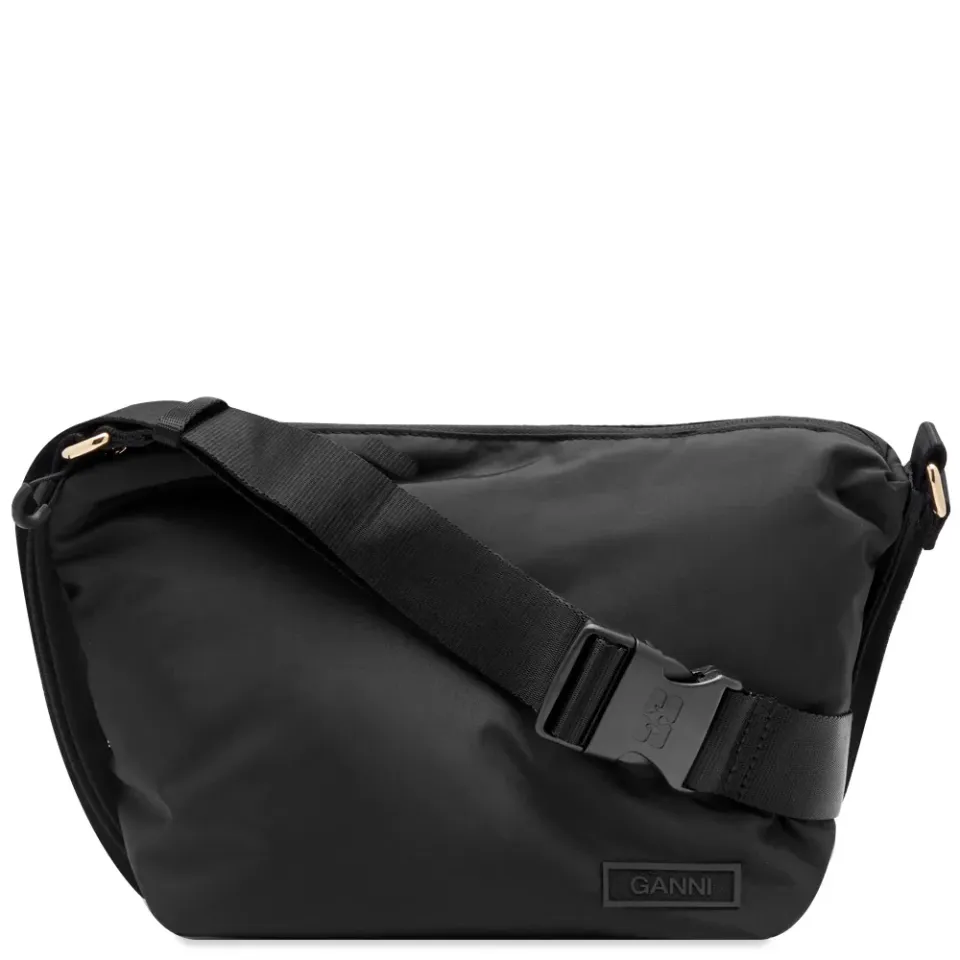 Recycled Tech Small Hobo Bag