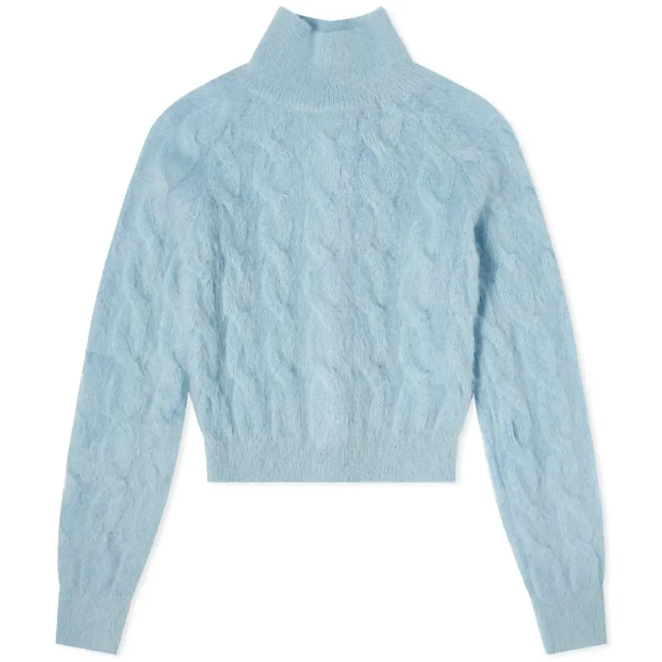 High Neck Knitted Jumper