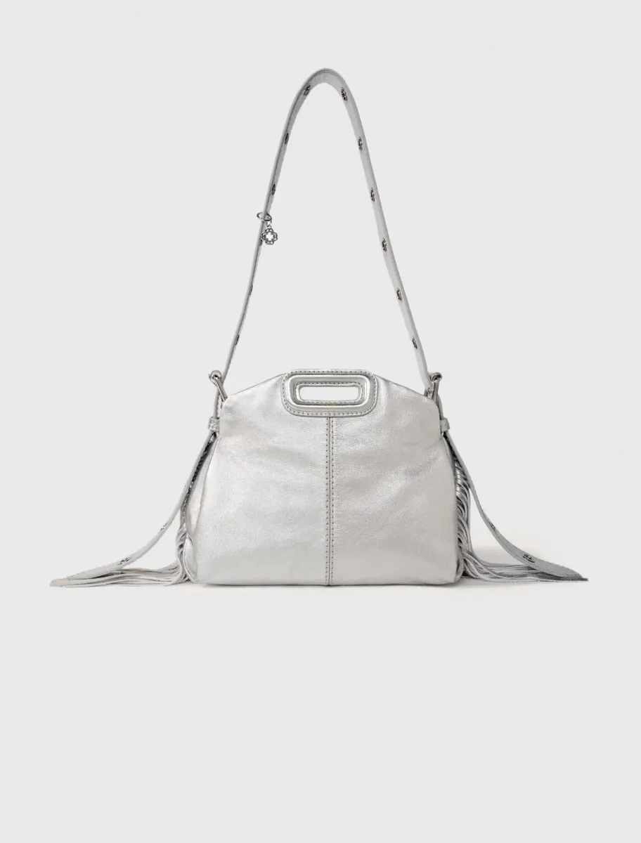 Miss M mini metallic leather bag