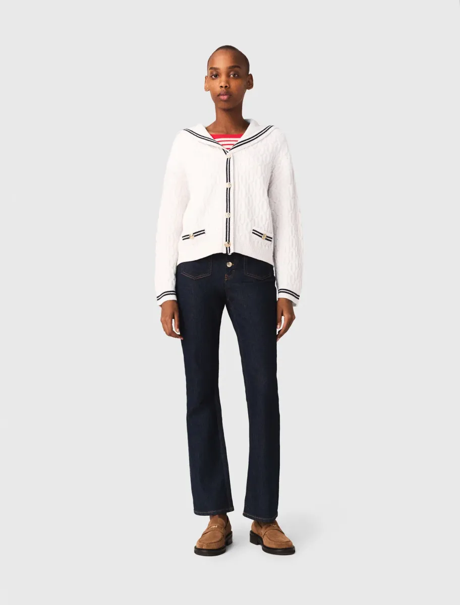 Denim jeans with pockets