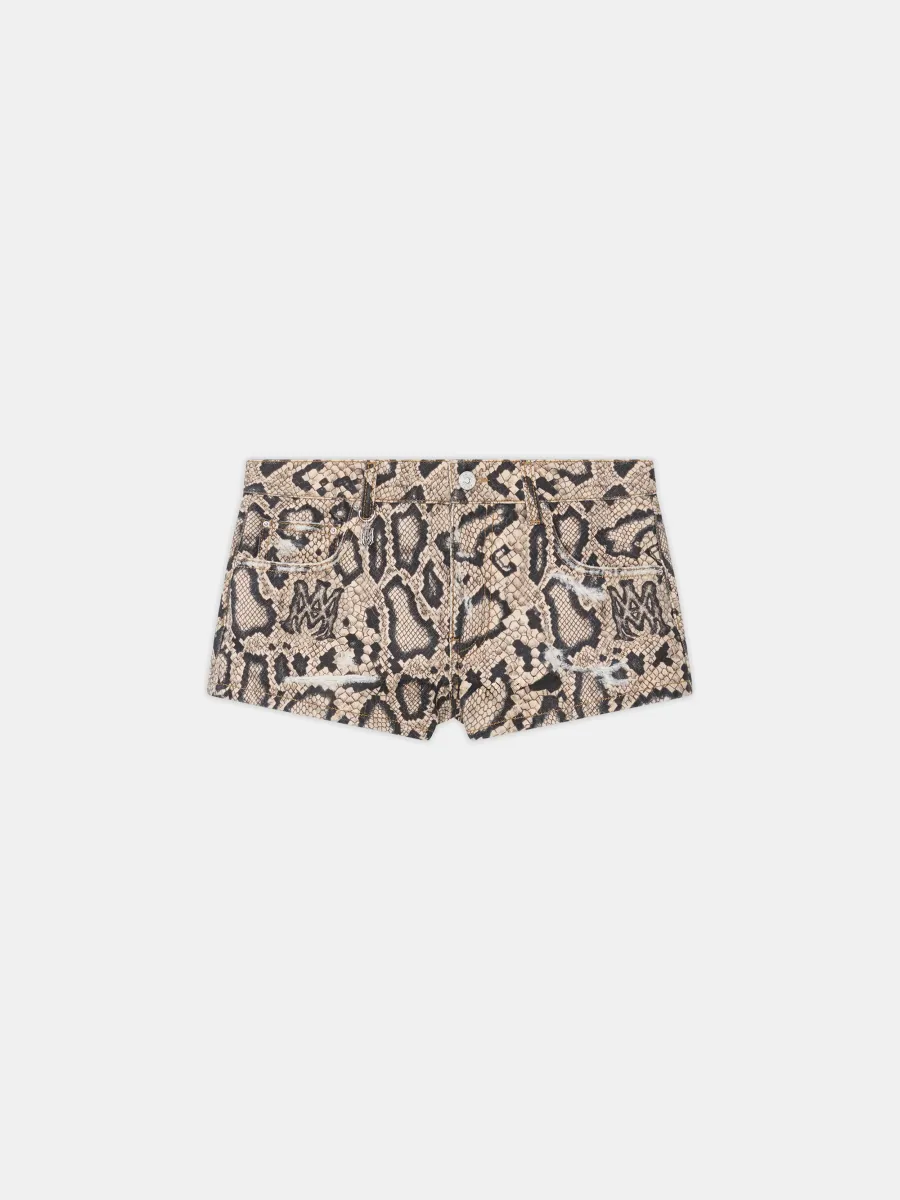 WOMEN - WOMEN'S SNAKE DENIM SHORT - Multi