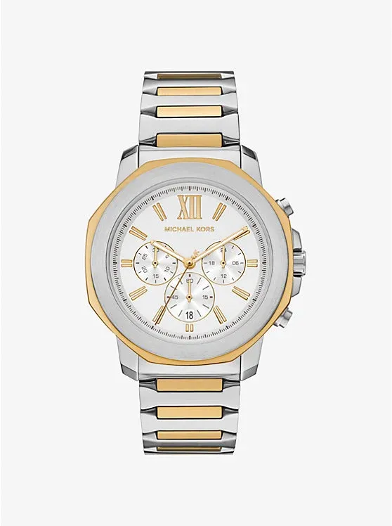 Oversized Prescott Two-Tone Watch