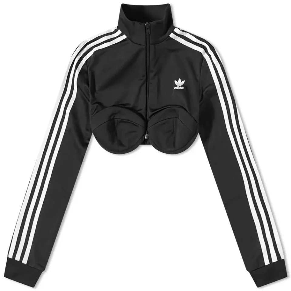 x Jeremy Scott Mono Crop Track Top