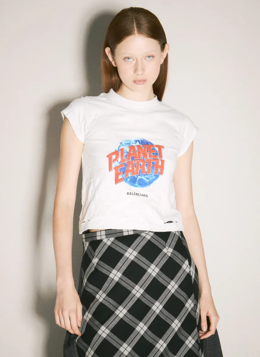 Planet Holiday Shrunk T-Shirt