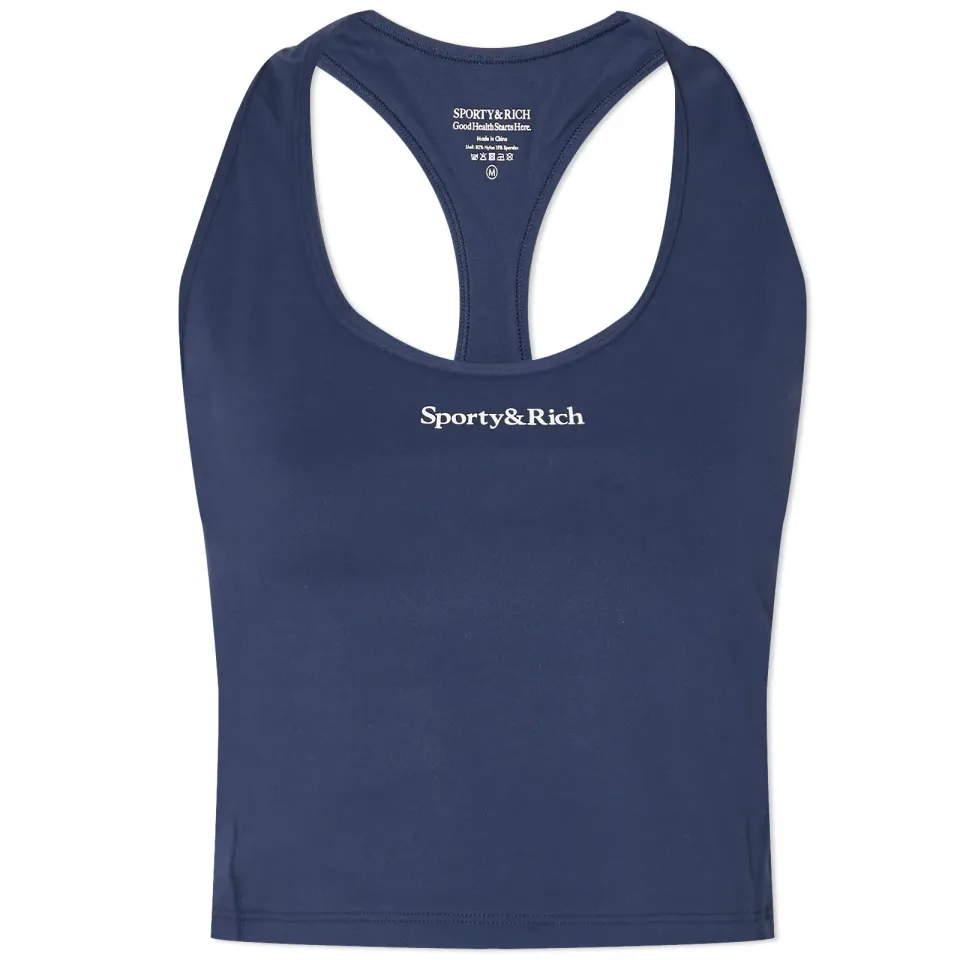 Serif Logo Cropped Tank