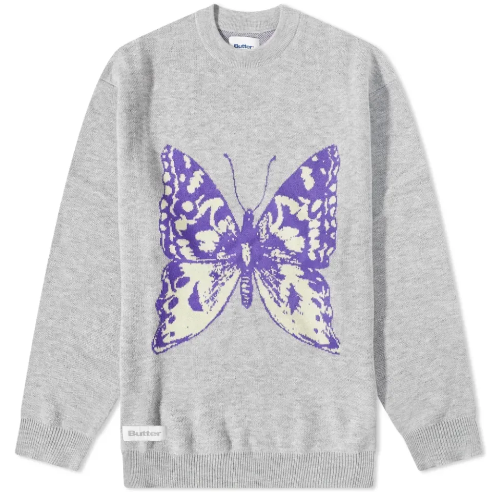 Butterfly Crew Knit