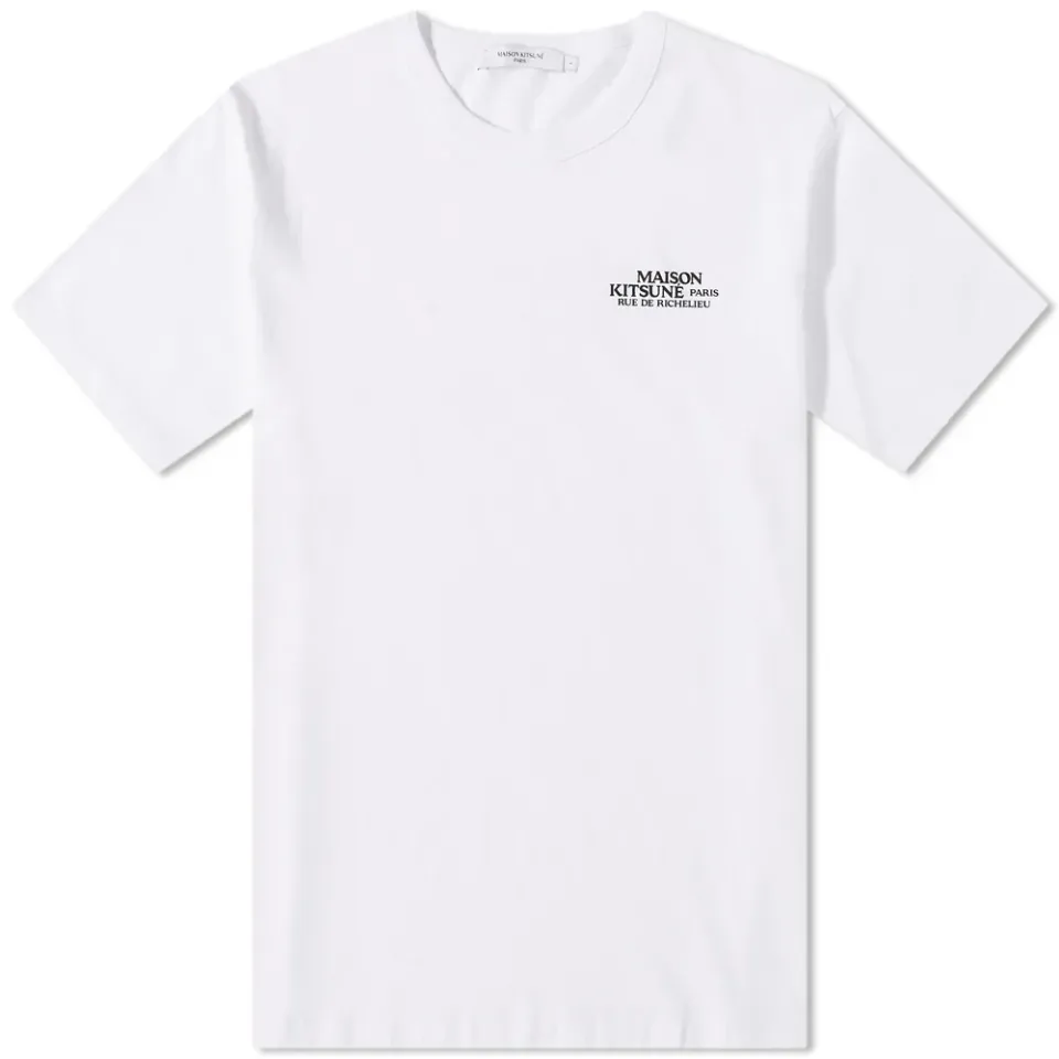 Maison Kitsuné Rue De Richelieu Classic T-Shirt
