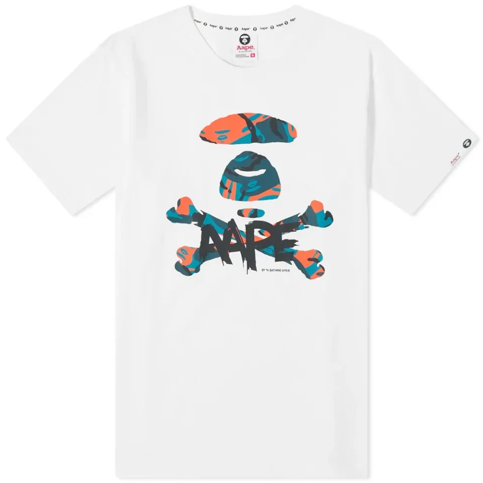AAPE Grq Camo Bone Tee