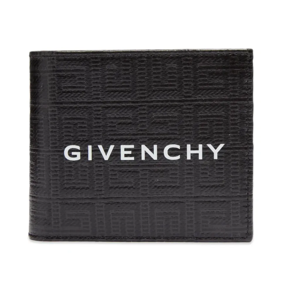 Embossed Logo Billfold Wallet