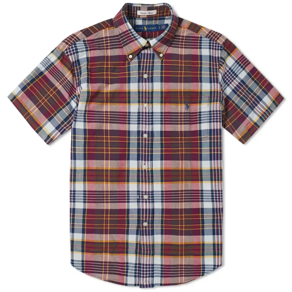 Short Sleeve Madras Shirt