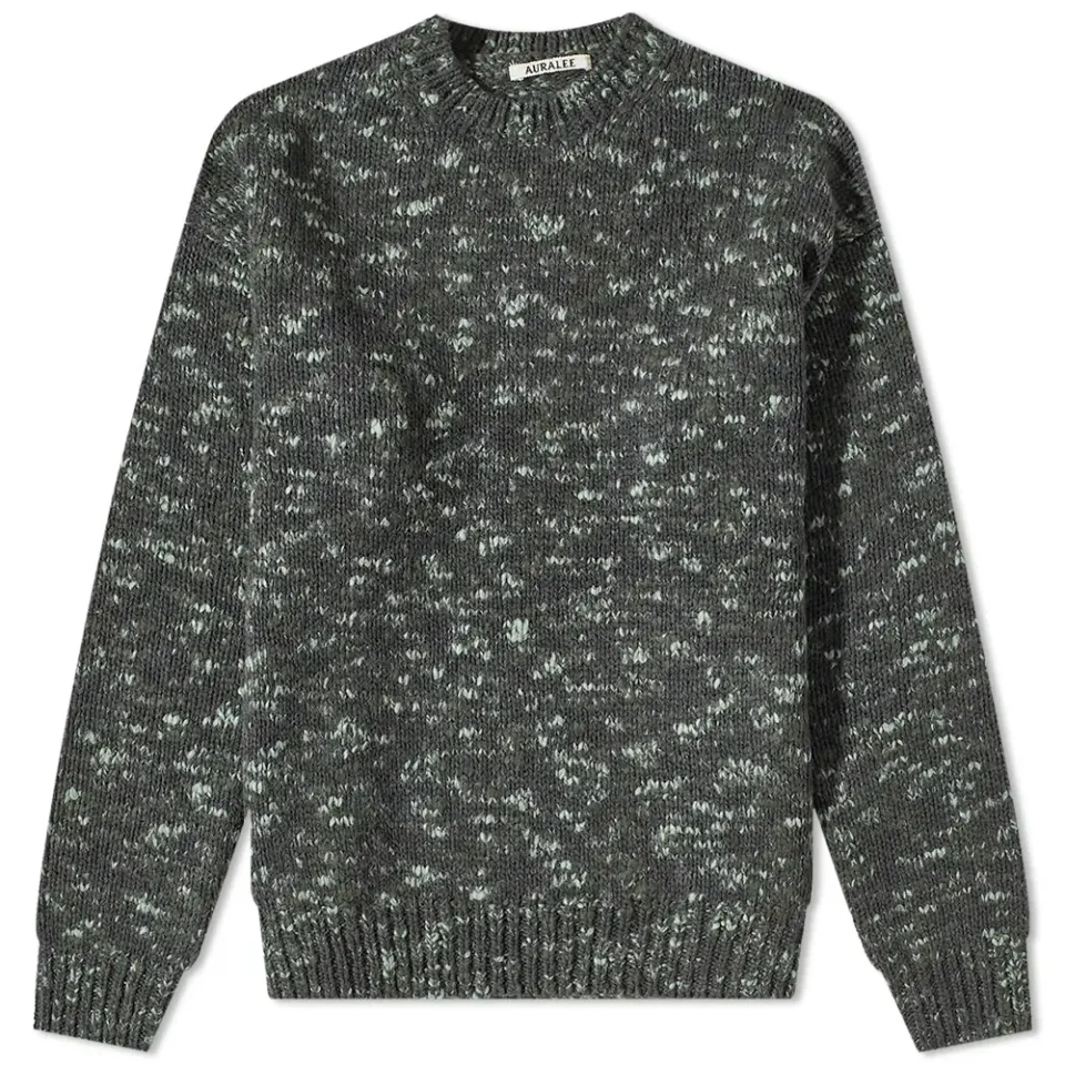 Marl Yarn Crew Knit