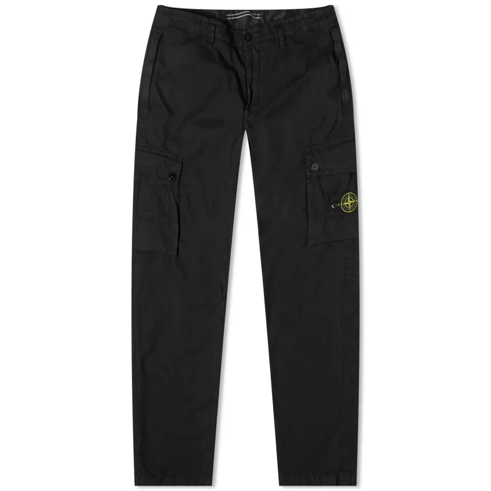 Brushed Cotton Canvas Cargo Pants