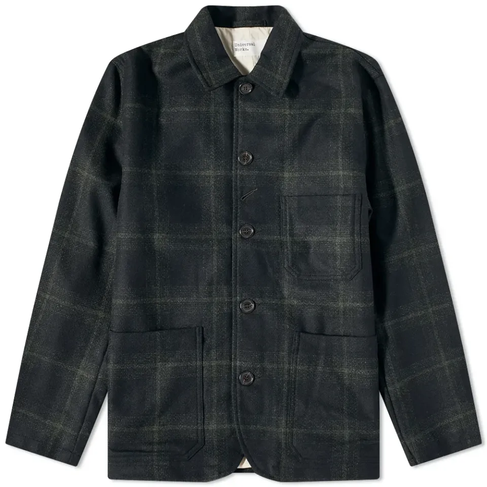 Check Merino Bakers Chore Jacket