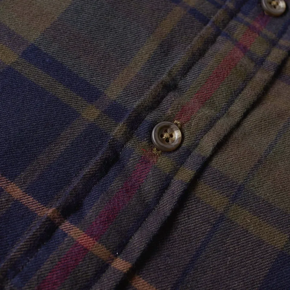 Williamsburg Brushed Cotton Plaid Shirt