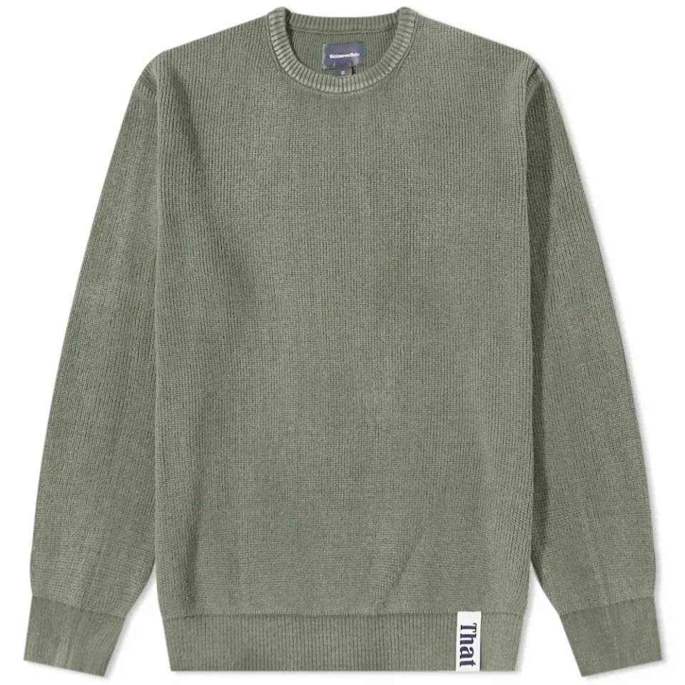 Acid Wash Crew Knit