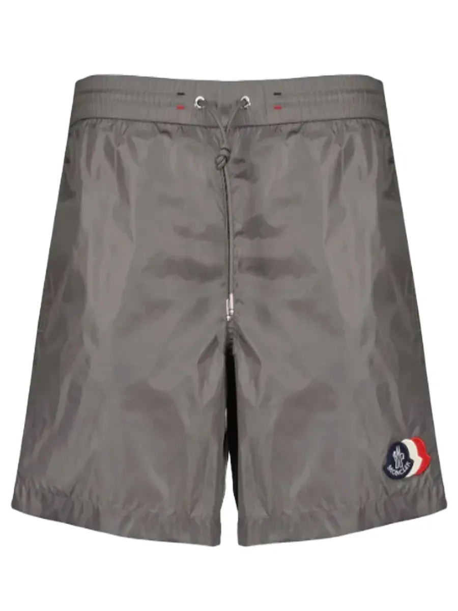 Men Logo Swim Shorts Grey