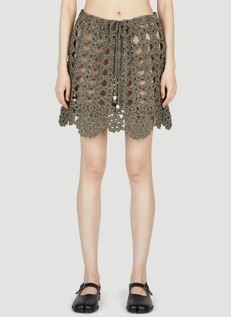 Crochet Mini Skirt