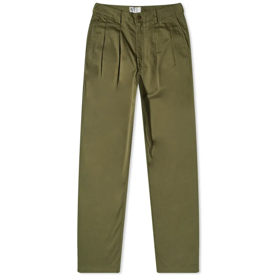 Twill Double Pleat Pant