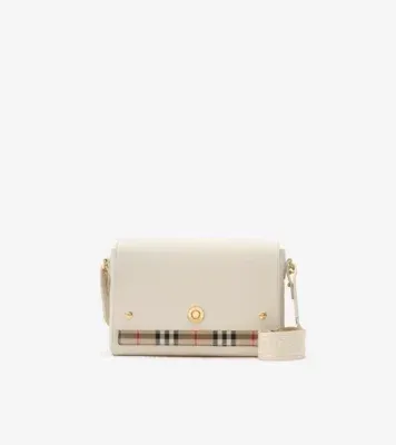 Note Bag in Vintage check/soap beige - Women, Leather