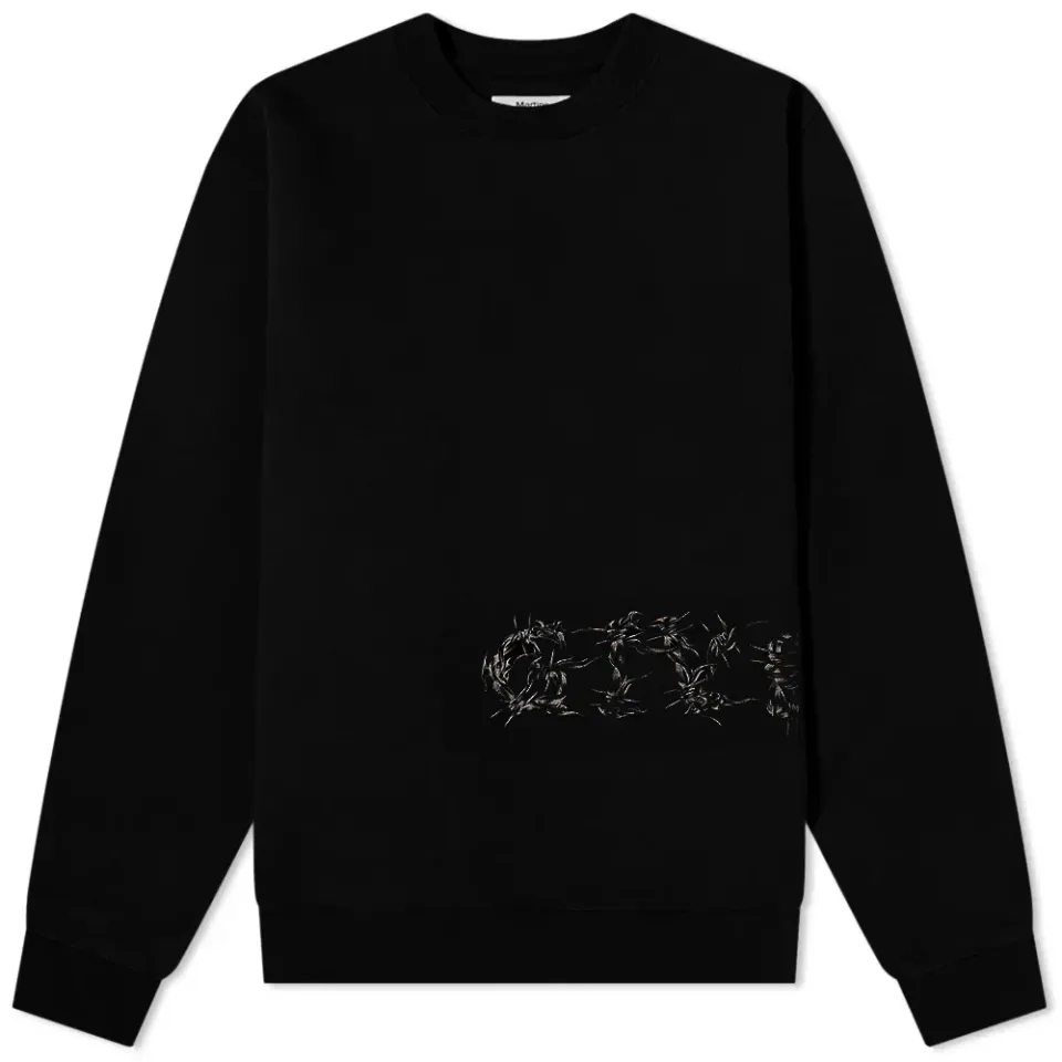 Logo Barbed Wire Crew Sweat