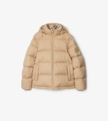 Detachable Sleeve Bideford Puffer Jacket in Flax beige - Men, Nylon