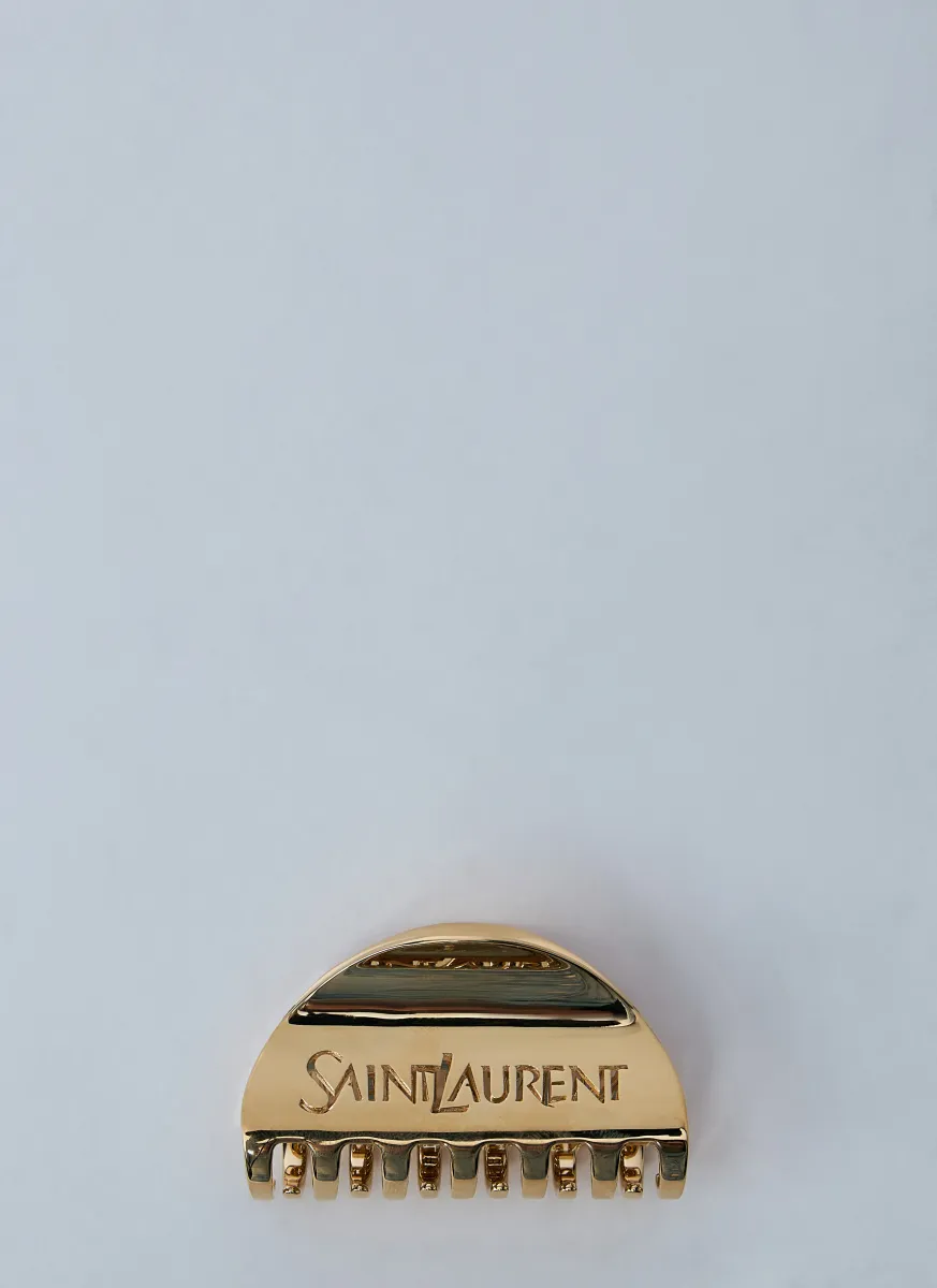 Logo Engraved Hair Clip