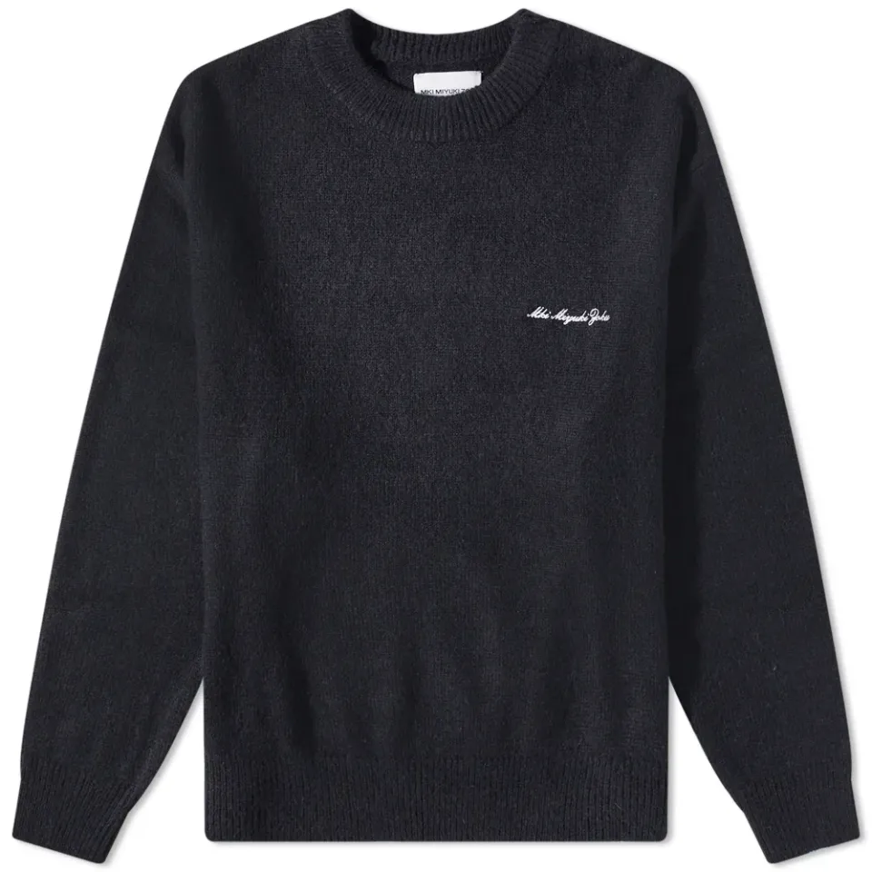 Mohair Blend Crew Knit
