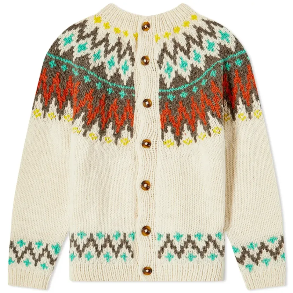 Hand Nordic Fairisle Cardigan