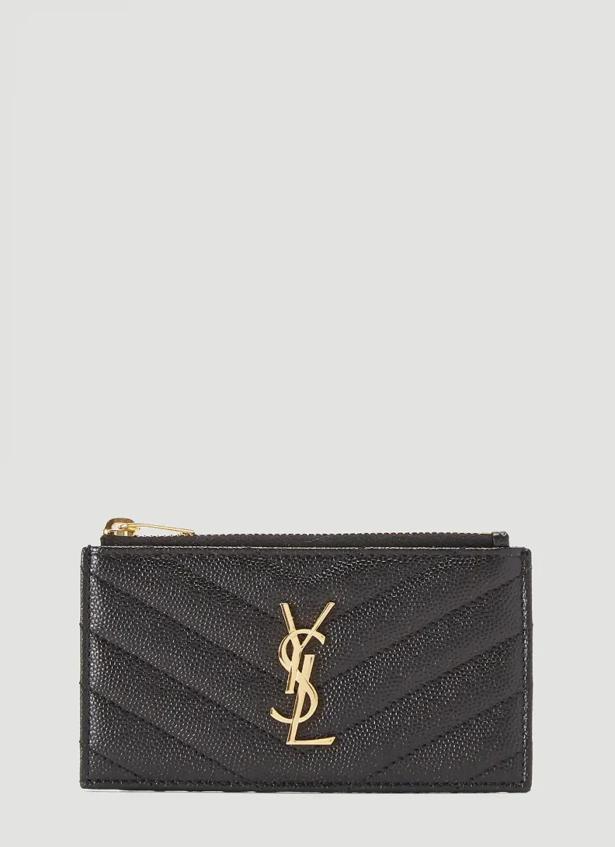 Logo-Plaque Grain De Poudre Wallet