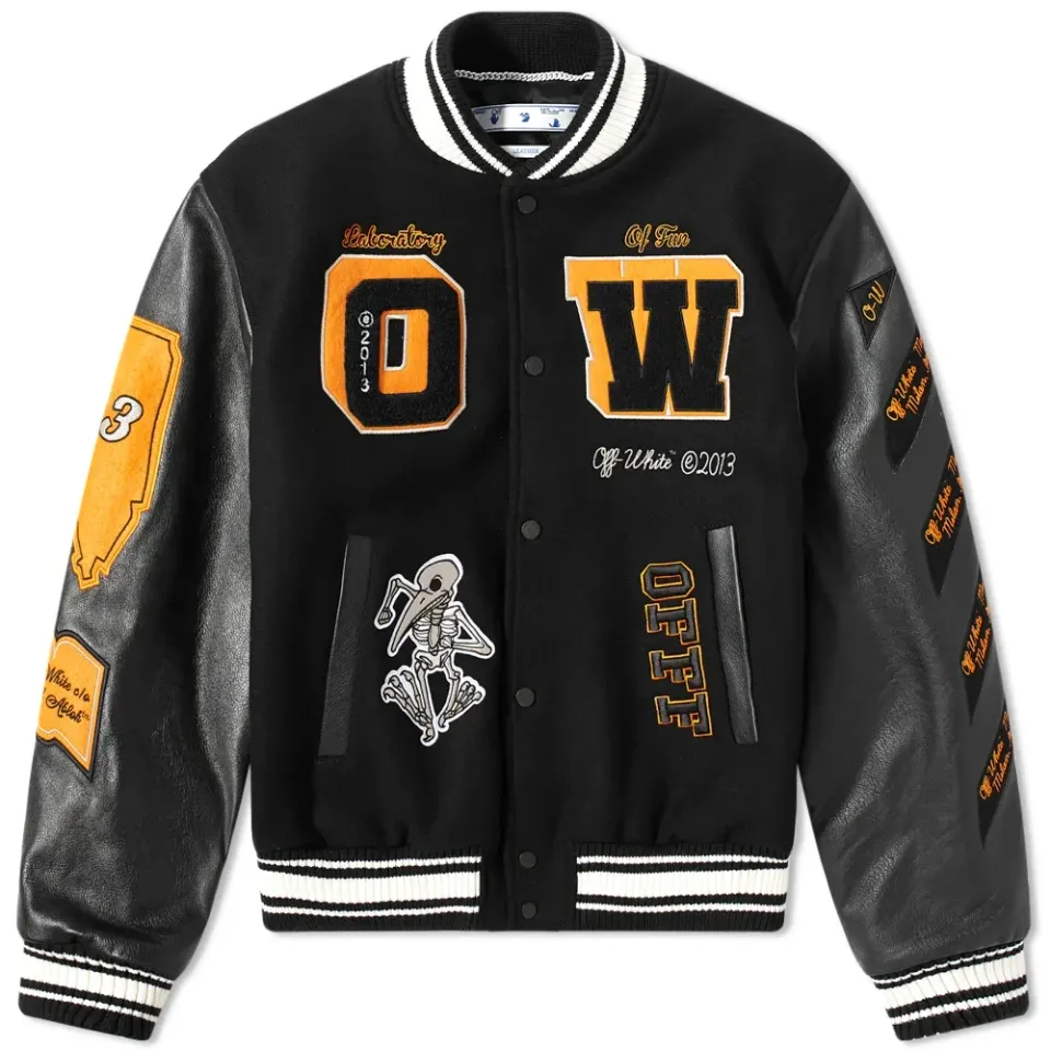 Leather Varsity Jacket