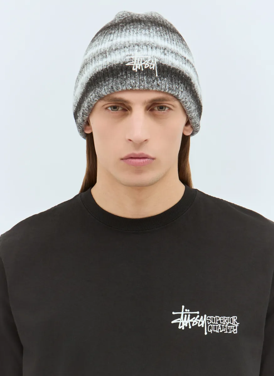 Cuff Basic Striped Beanie Hat