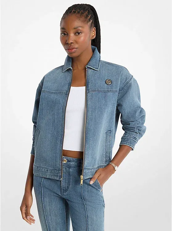 Denim Zip-Up Jacket