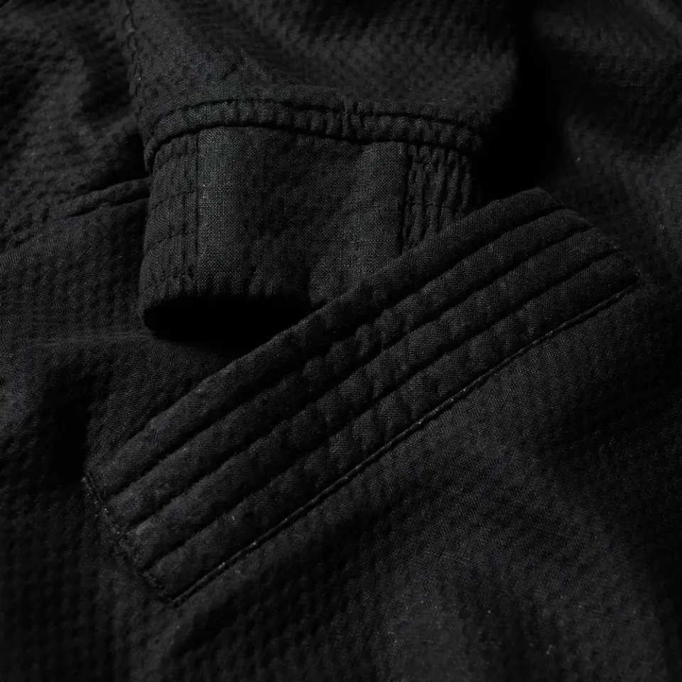 Vented Linen Bomber Jacket