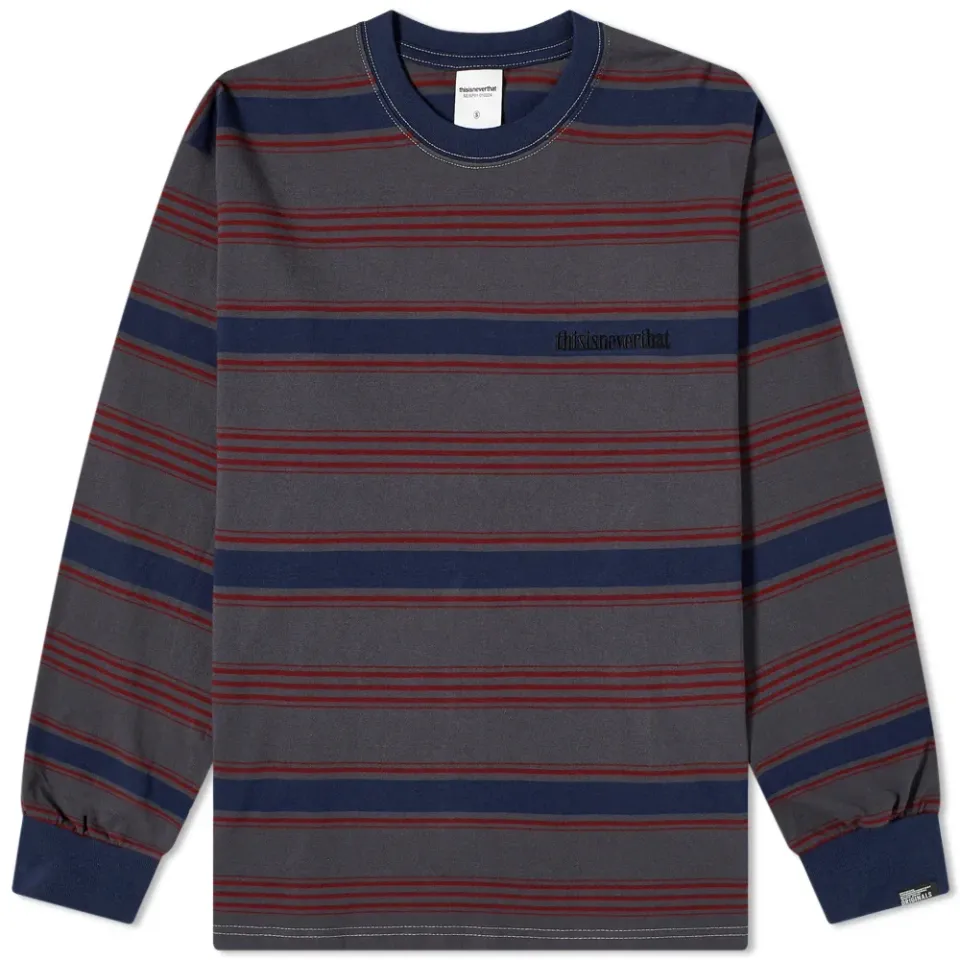 Ls Onyx Striped T-Shirt