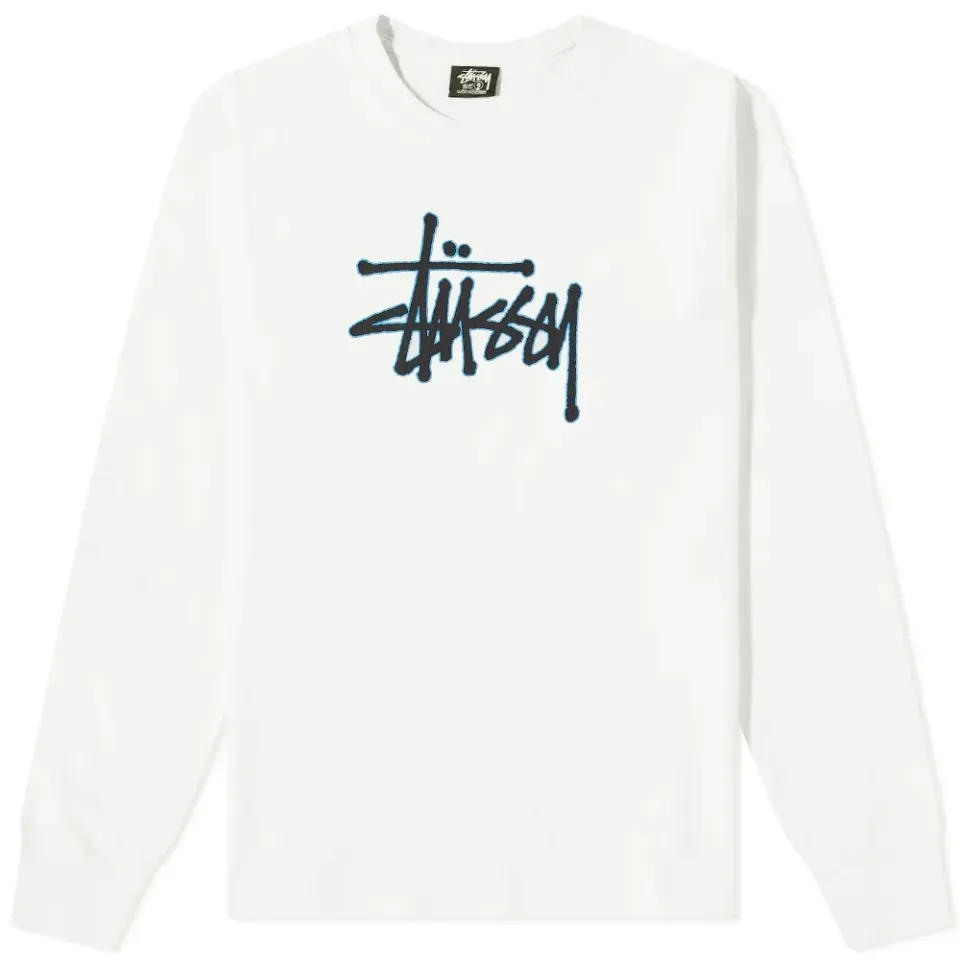 Long Sleeve Outlined Pigment Dyed T-Shirt