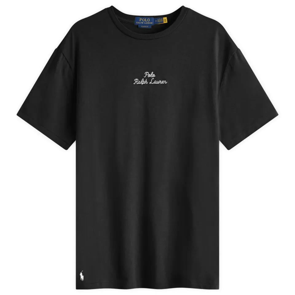 Chain Stitch Logo T-Shirt