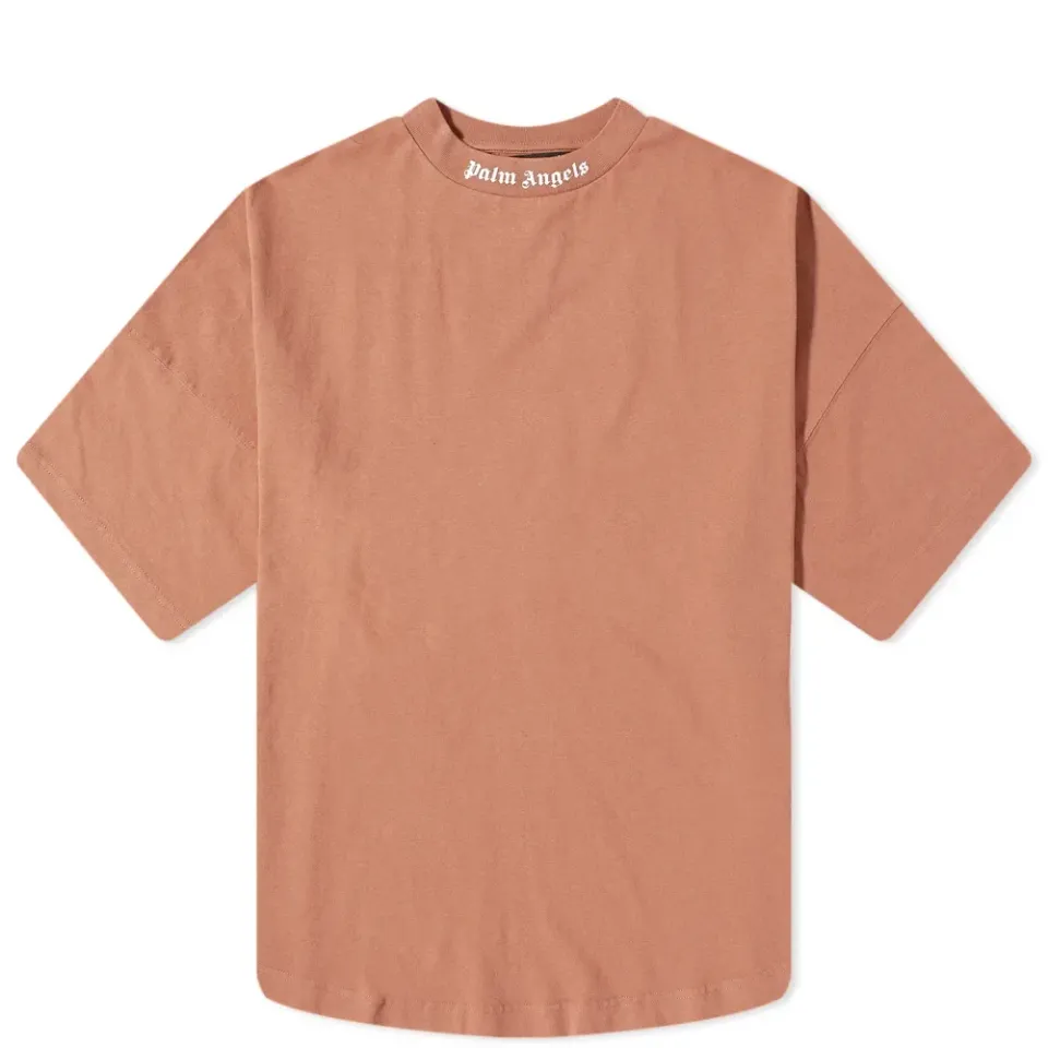 Mock Neck Logo T-Shirt