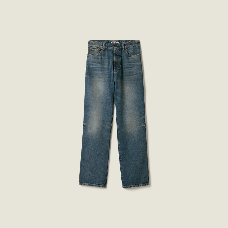 Five-pocket denim jeans
