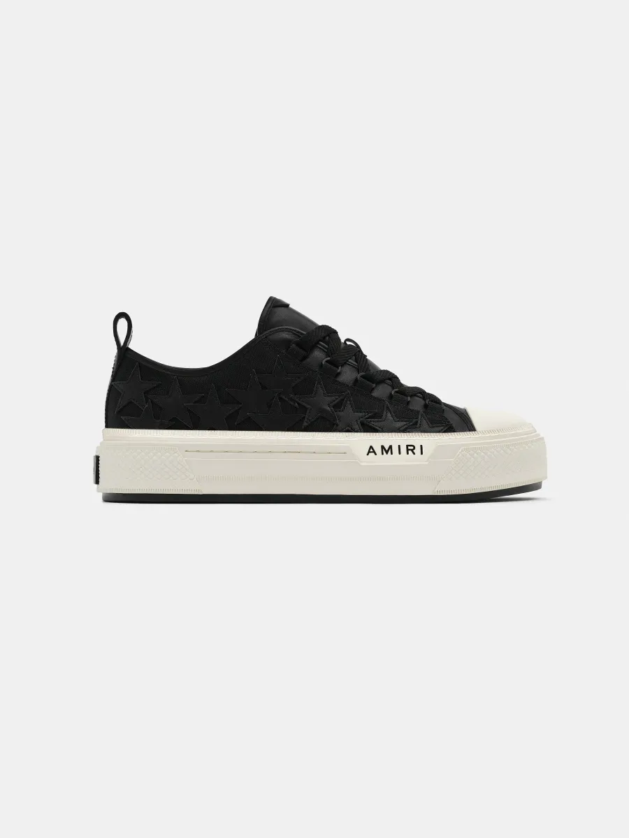 STARS COURT LOW - Black Black