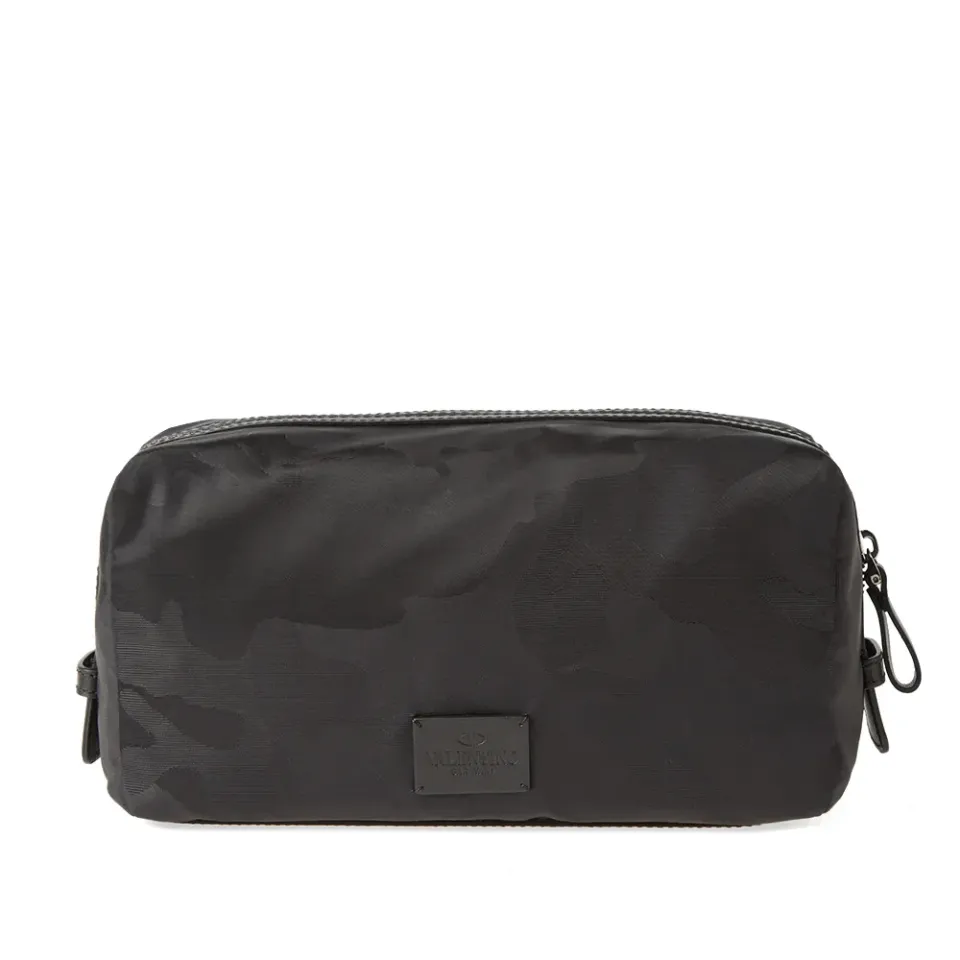 Jacquard Camo Wash Bag