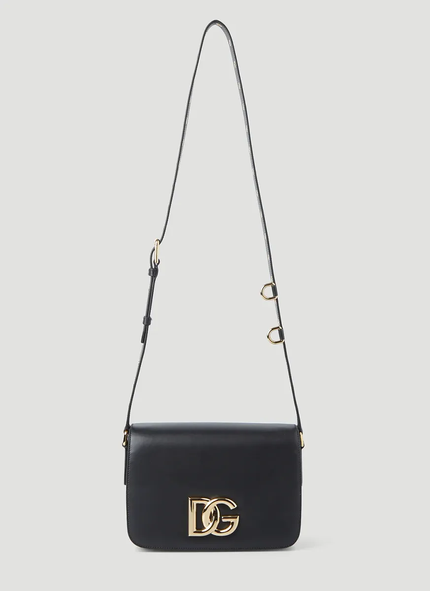 Logo Plaque Shoulder Bag