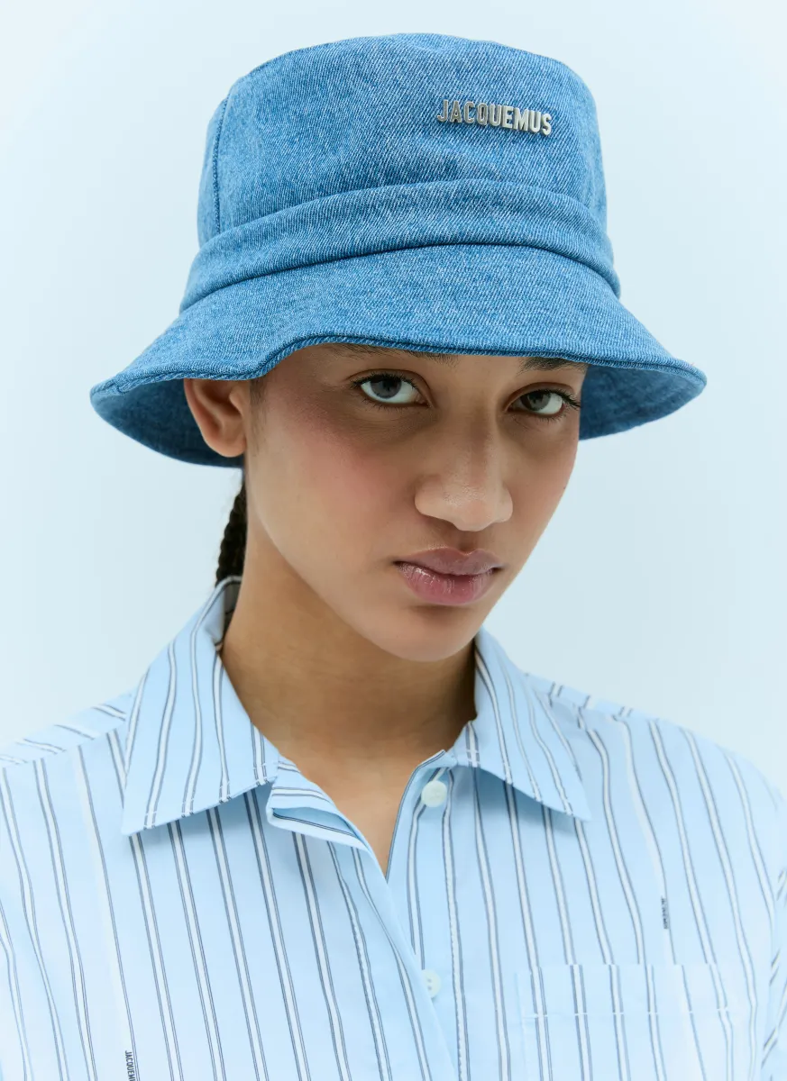 Le Bob Gadjo Denim Bucket Hat