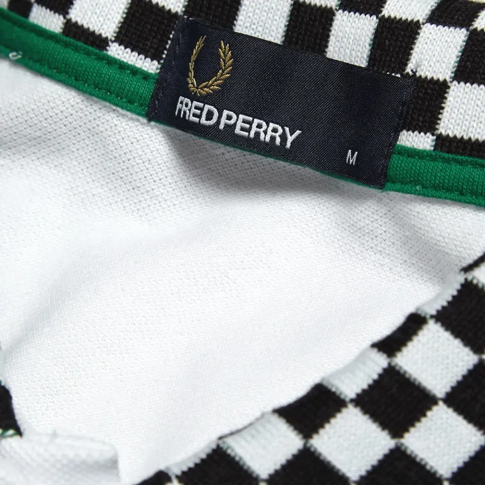 Fred Perry 45's Checkerboard Trim Polo