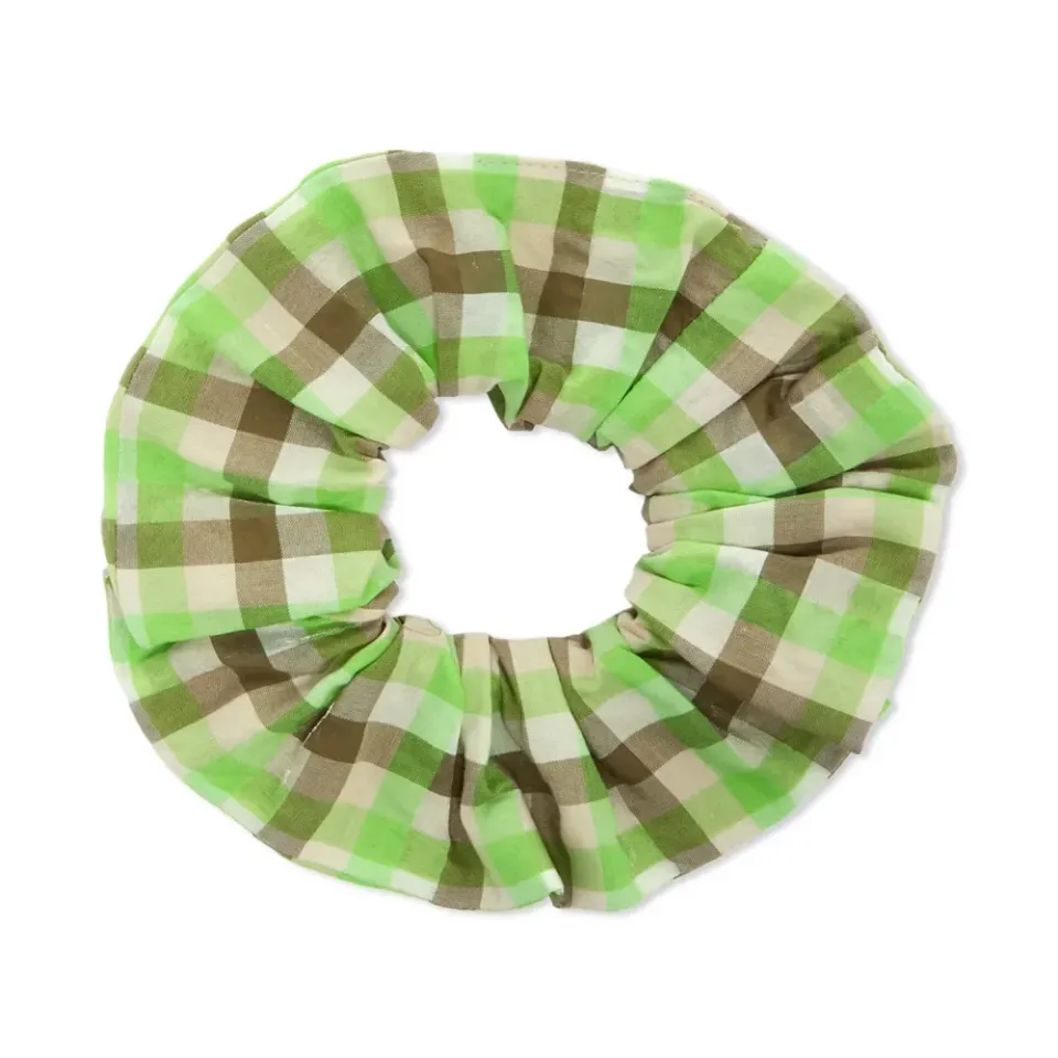 Checked Scrunchie