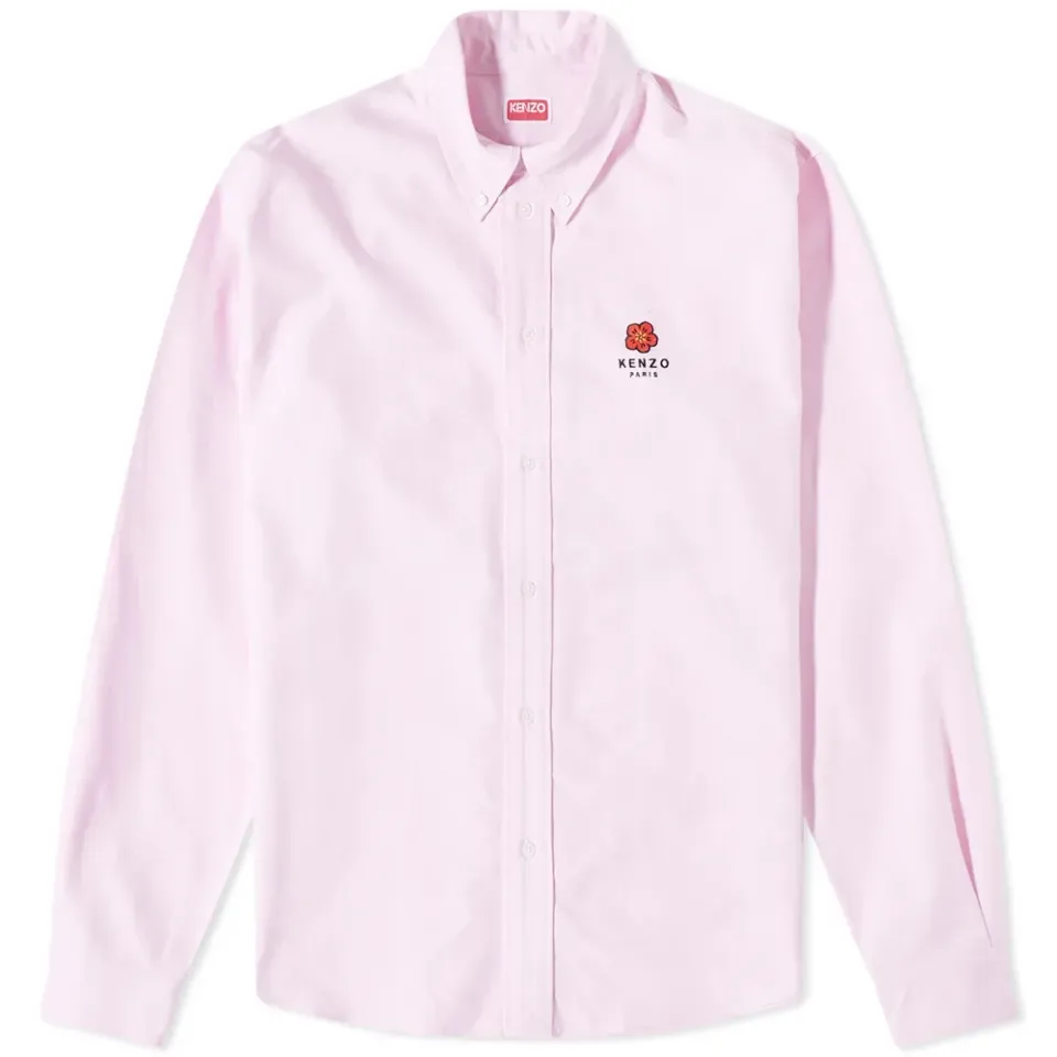 Logo Crest Button Down Oxford Shirt