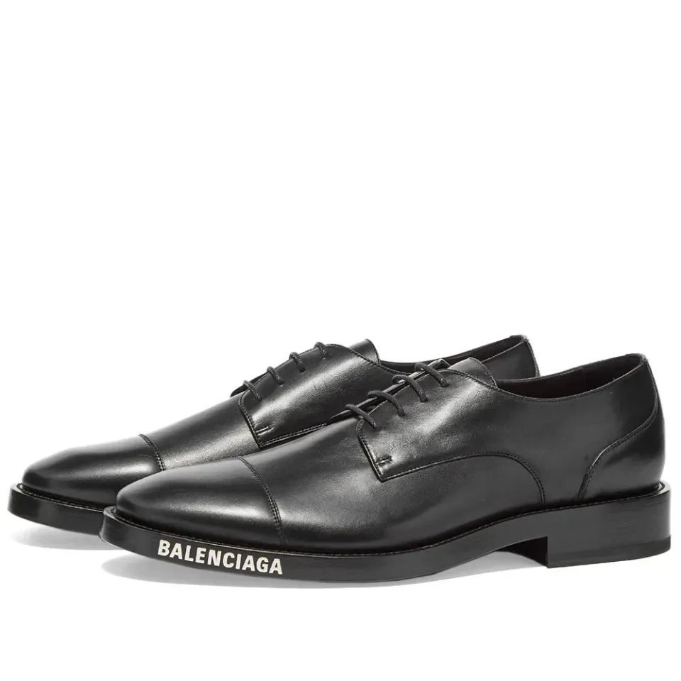 Logo Sole Derby Shoe
