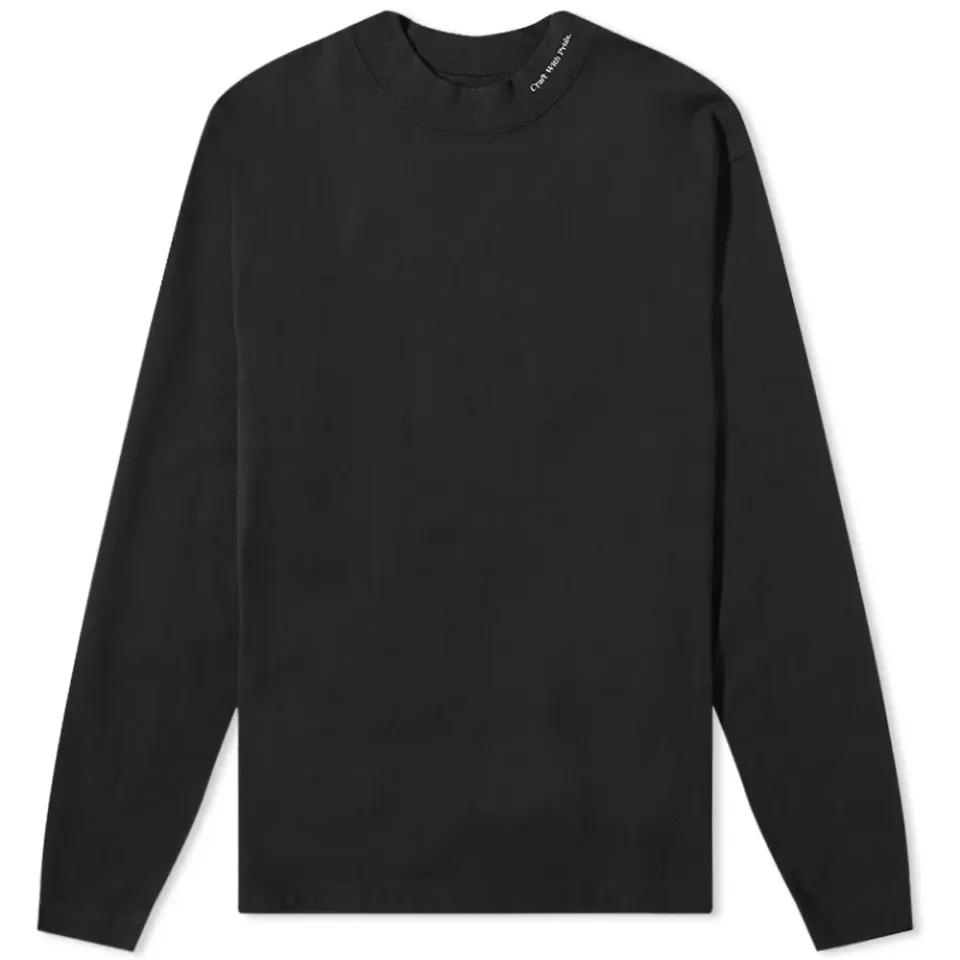 Long Sleeve Classic Mock Neck T-Shirt