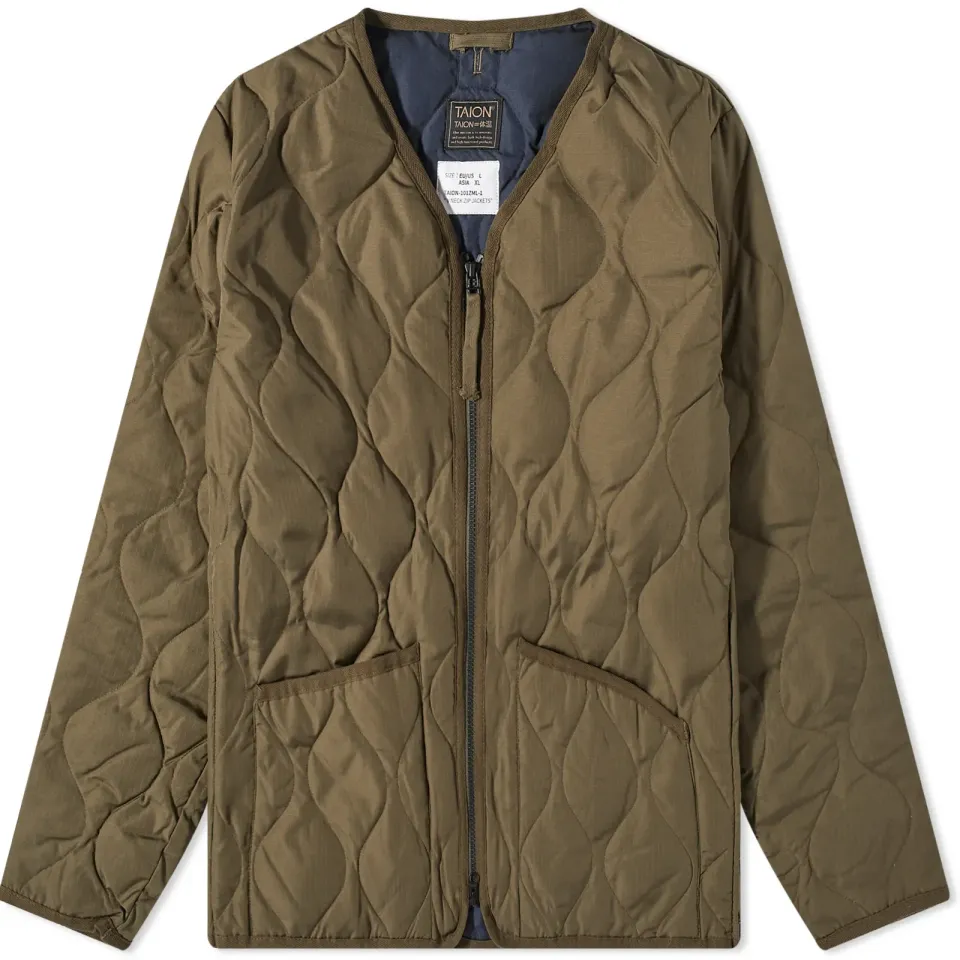 Military Zip Down Jacket